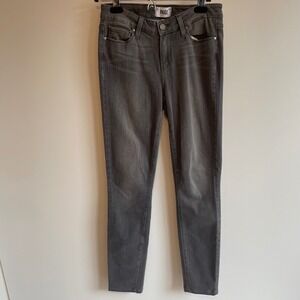 PAIGE Women's Gray Skinny‎ Jeans Size 28 High Rise Stretch Denim Pants